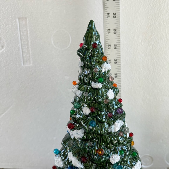 13 I/2 in ceramic glazed Christmas tree - Picture 9 of 11